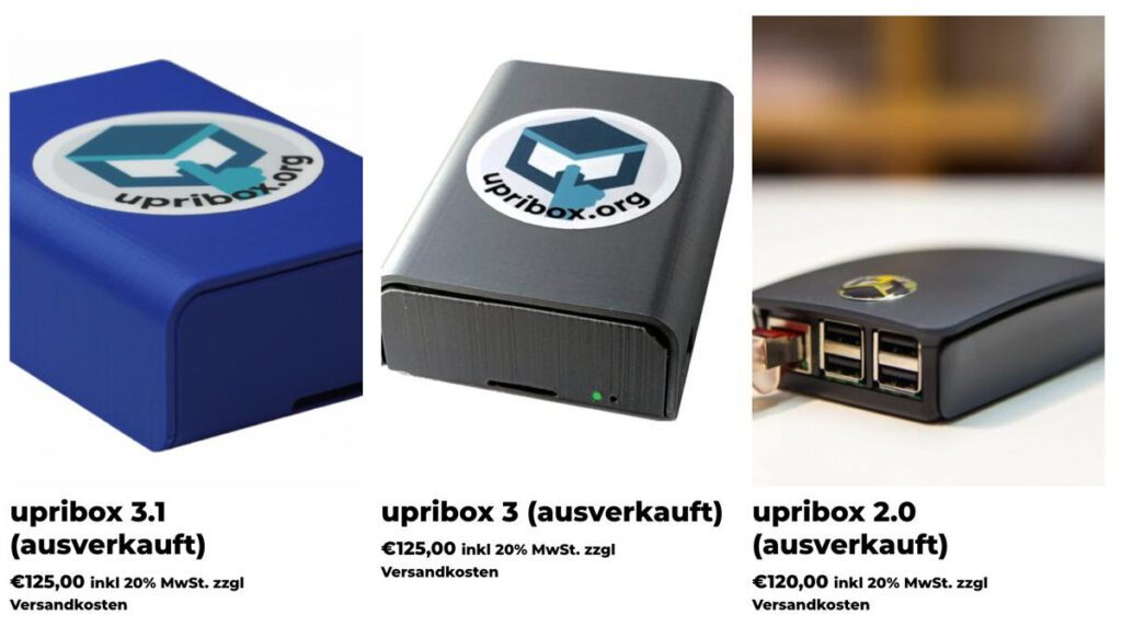 upribox v1 - 3 ausverkauft